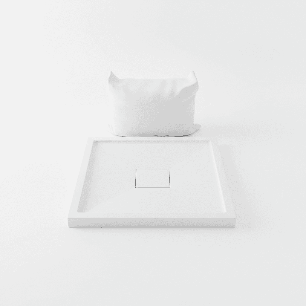 Stone Resin Shower Tray 800x800mm White